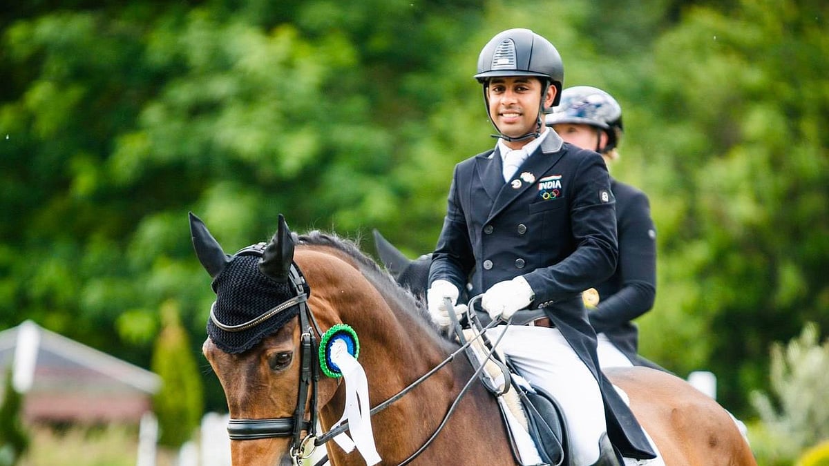 X | Anush Agarwalla : India equestrian Anush Agarwalla. 